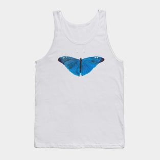 Bright-blue butterfly Tank Top
